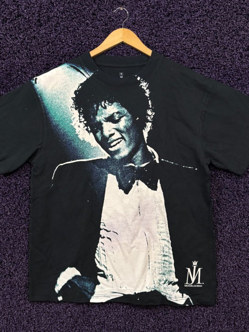 Michael Jackson Billy Jean Performance Poster Pop T-Shirt M
